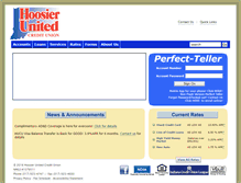 Tablet Screenshot of hoosierunitedcu.com